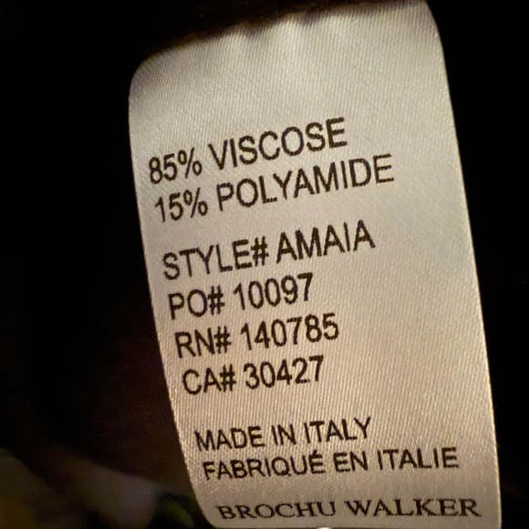 Brochu Walker Black Sheer Blouse - Picture 6 of 7